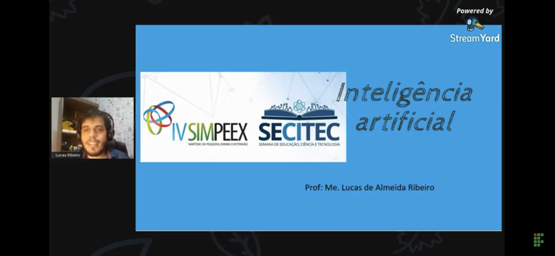 Professor Lucas de Almeida ministra primeira palestra da Secitec do Câmpus Luziânia Professor Lucas de Almeida ministra primeira palestra da Secitec do Câmpus Luziânia